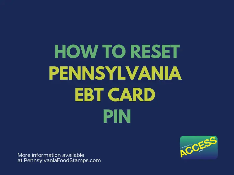 "What do I do if my Pennsylvania EBT card is locked"