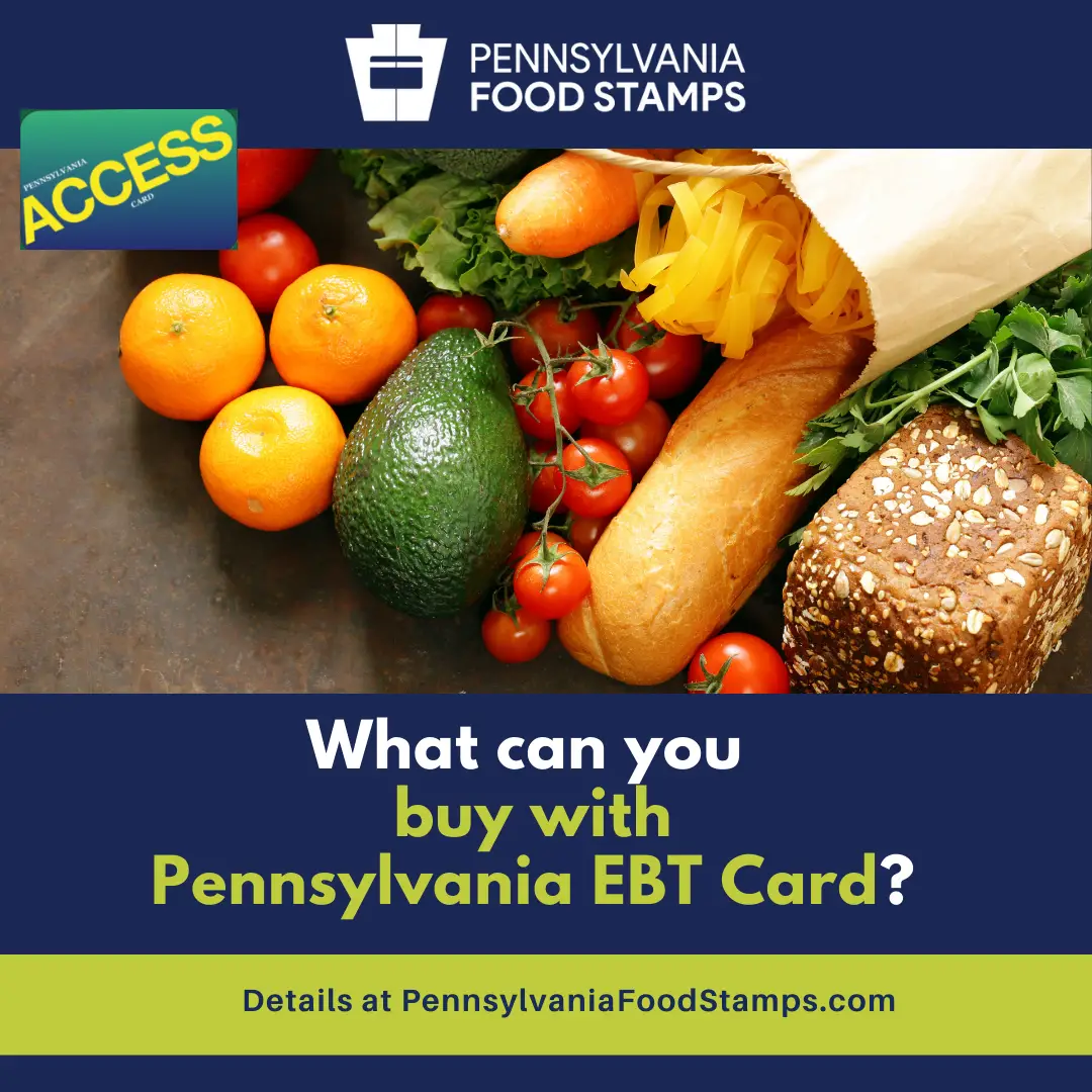 "What you can buy with Pennsylvania EBT card"