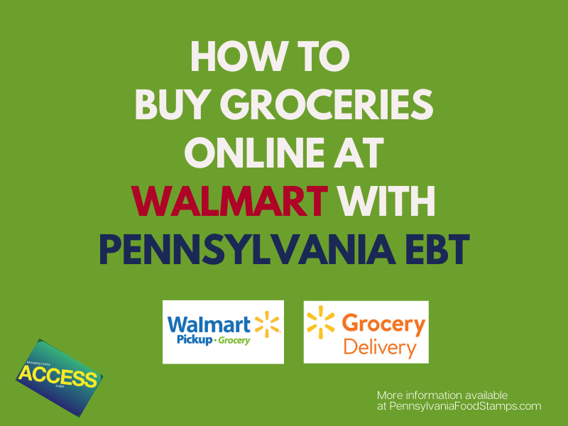 "How to Use PA ACCESS EBT Online at Walmart"